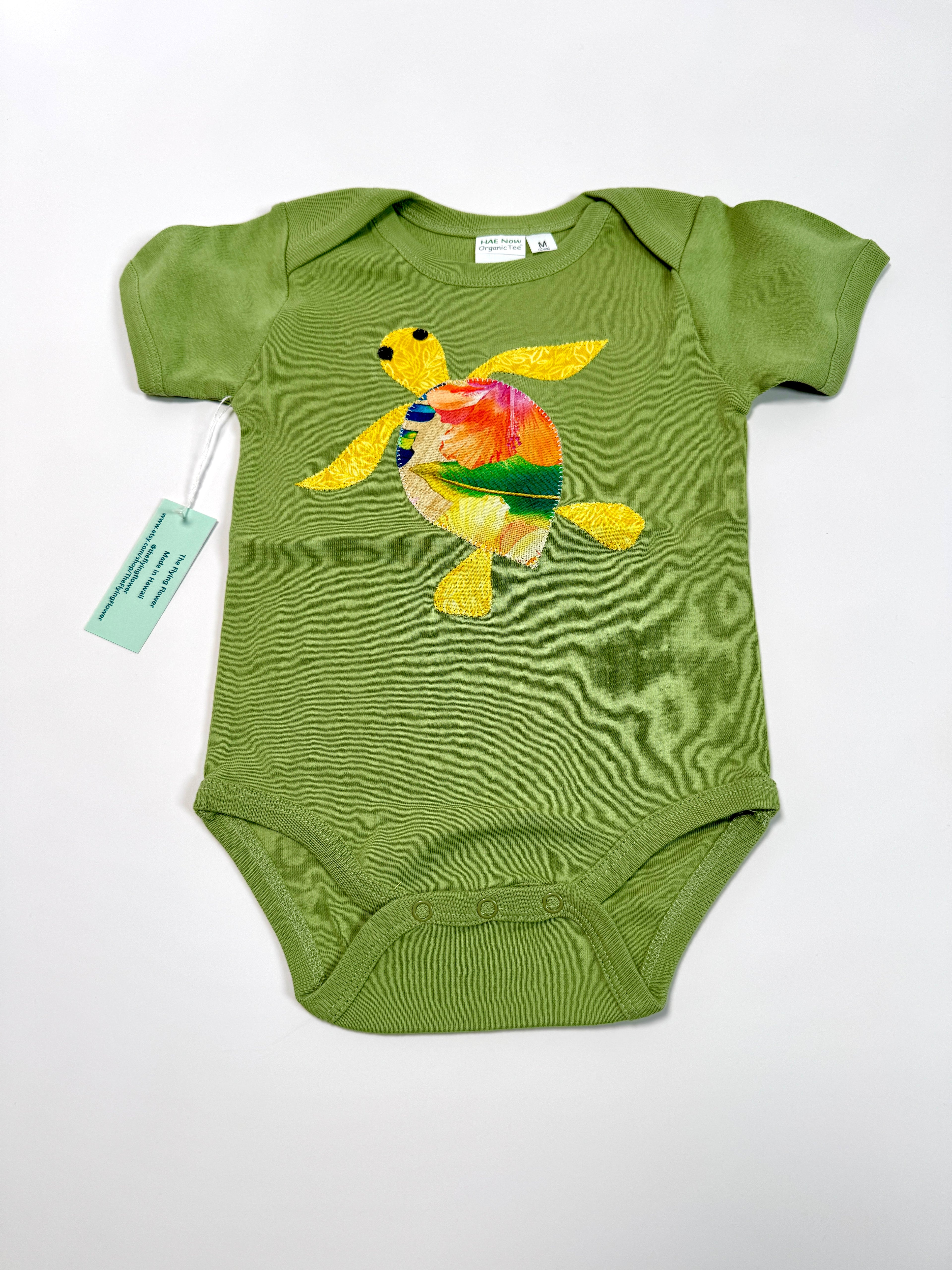 Turtle Onsie:  Flying Flower