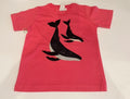 Whale T-shirt: Flying Flower