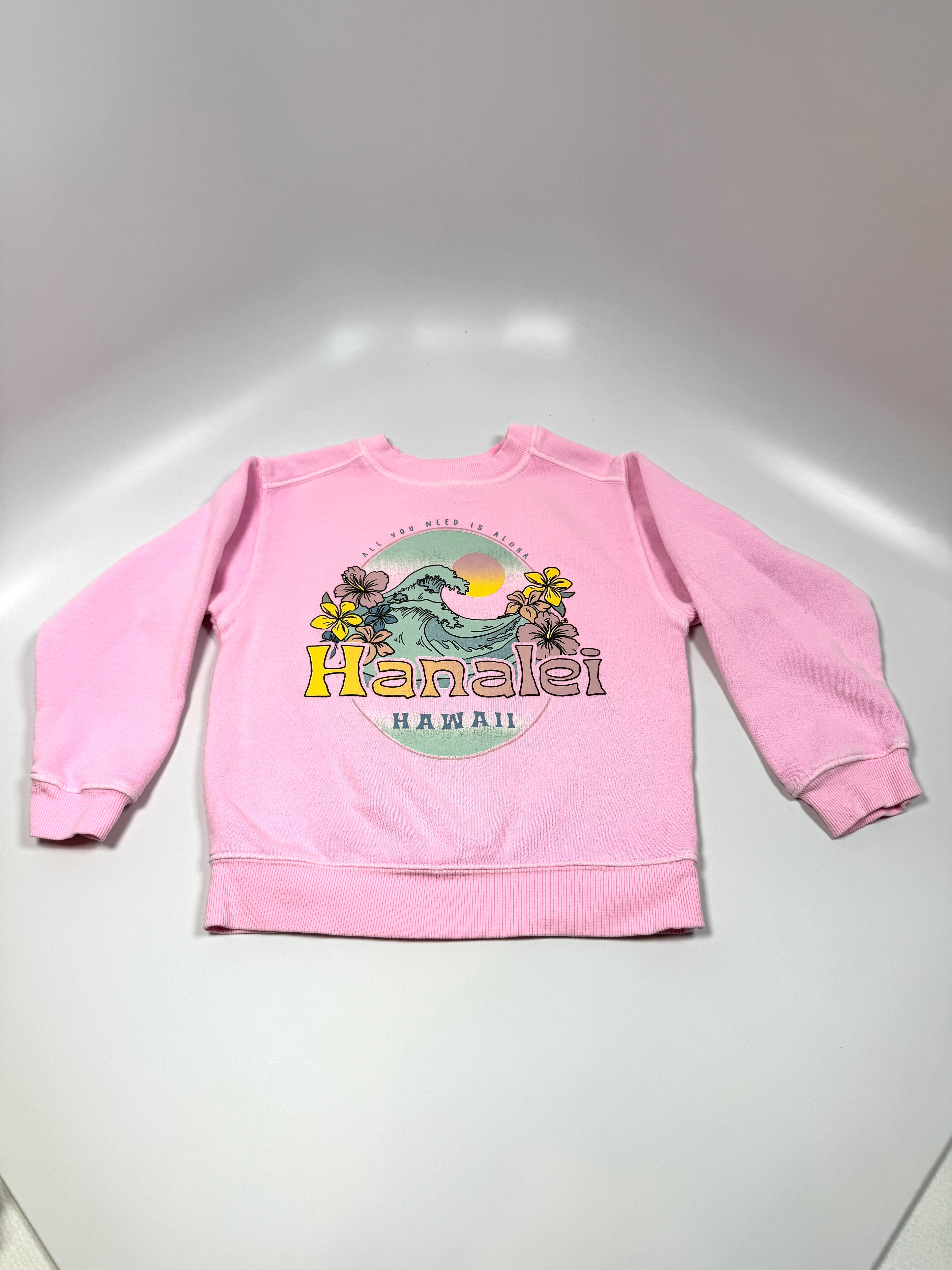 Hanalei Hibiscus Wave Sweatshirt