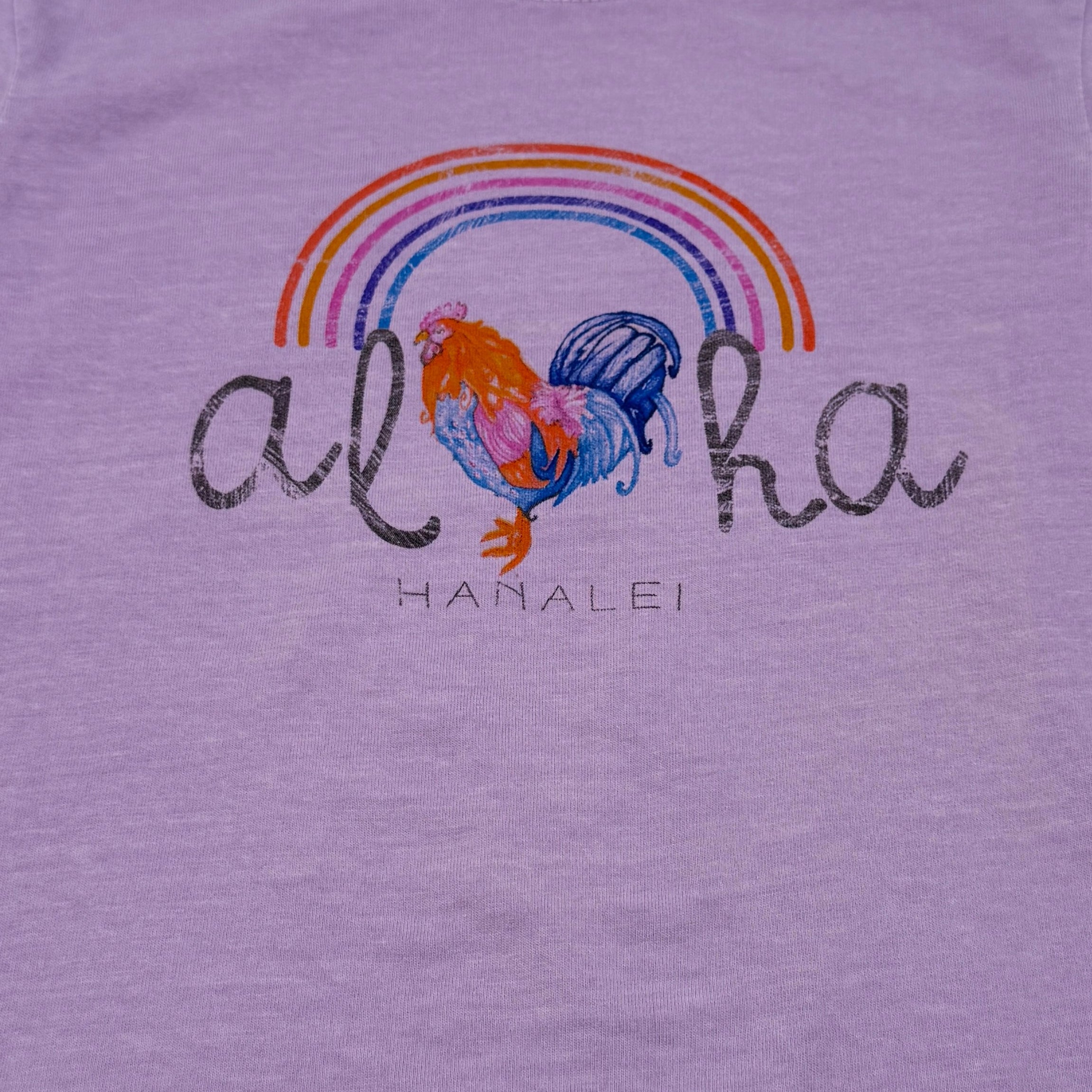 Aloha Rainbow Chicken Shirt Toddler