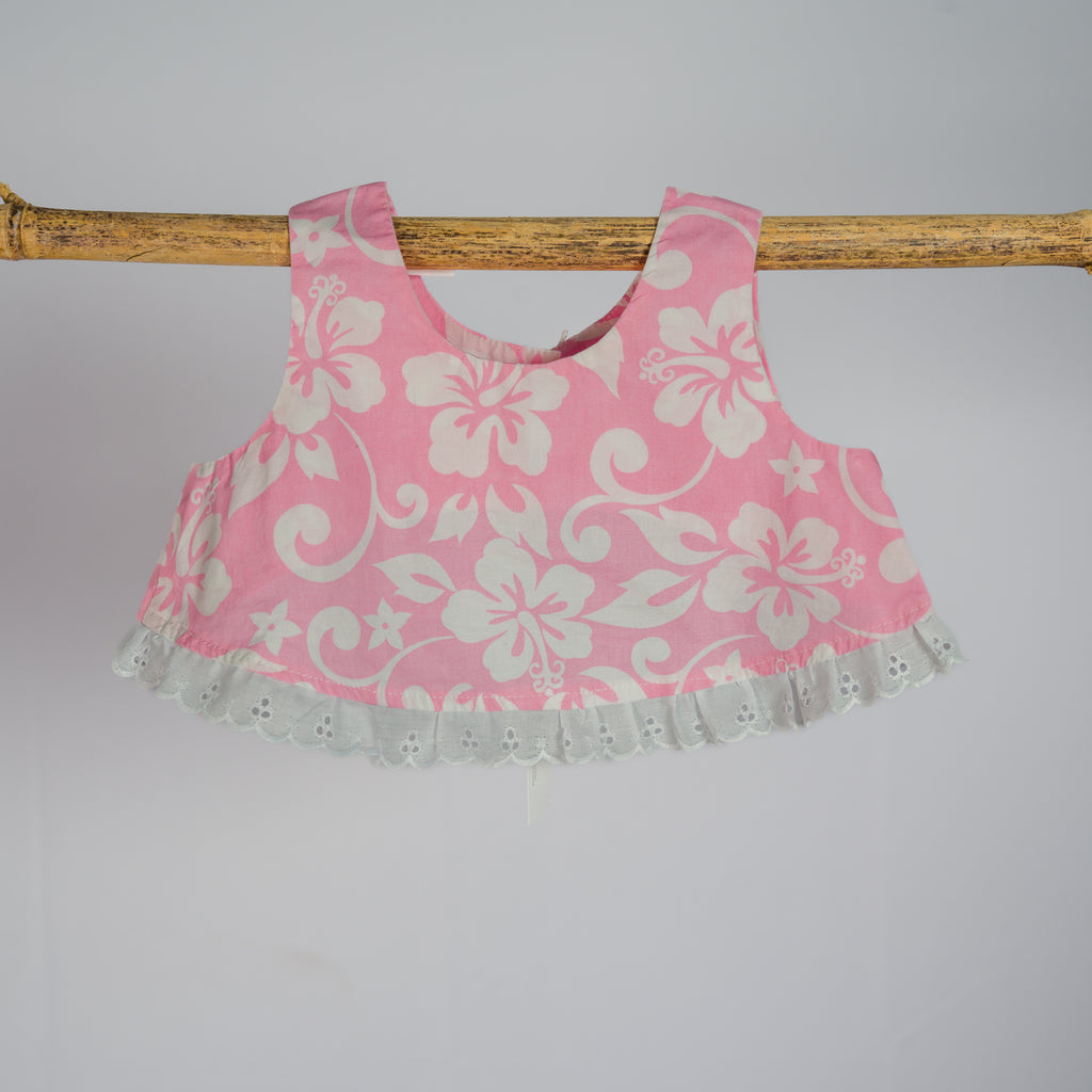 Anini Co Toddler Lace Peek-a-boo Top