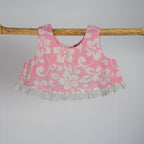 Anini Co Toddler Lace Peek-a-boo Top