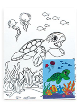 Canvas & Paint Set, Honu Ohana