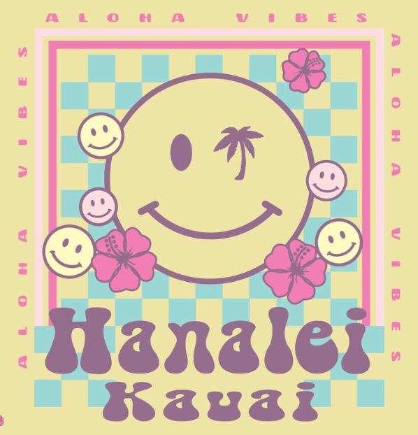Smile Hanalei Kauai Youth Shirt