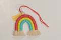 Aloha 3 Strand Macrame Rainbow Car Charm