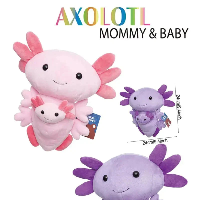 Axolotl Mommy and Baby