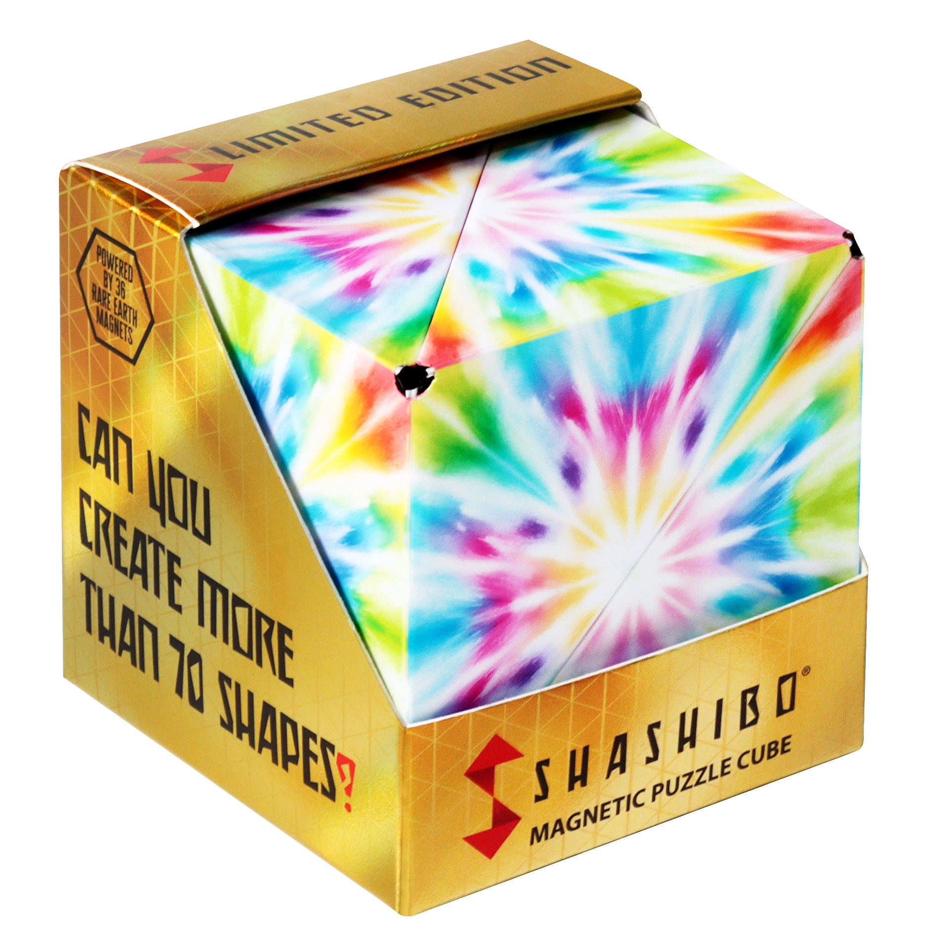 Shashibo Tie Dye Twist Magnetic Puzzle Cube STEAM MESH - NEW