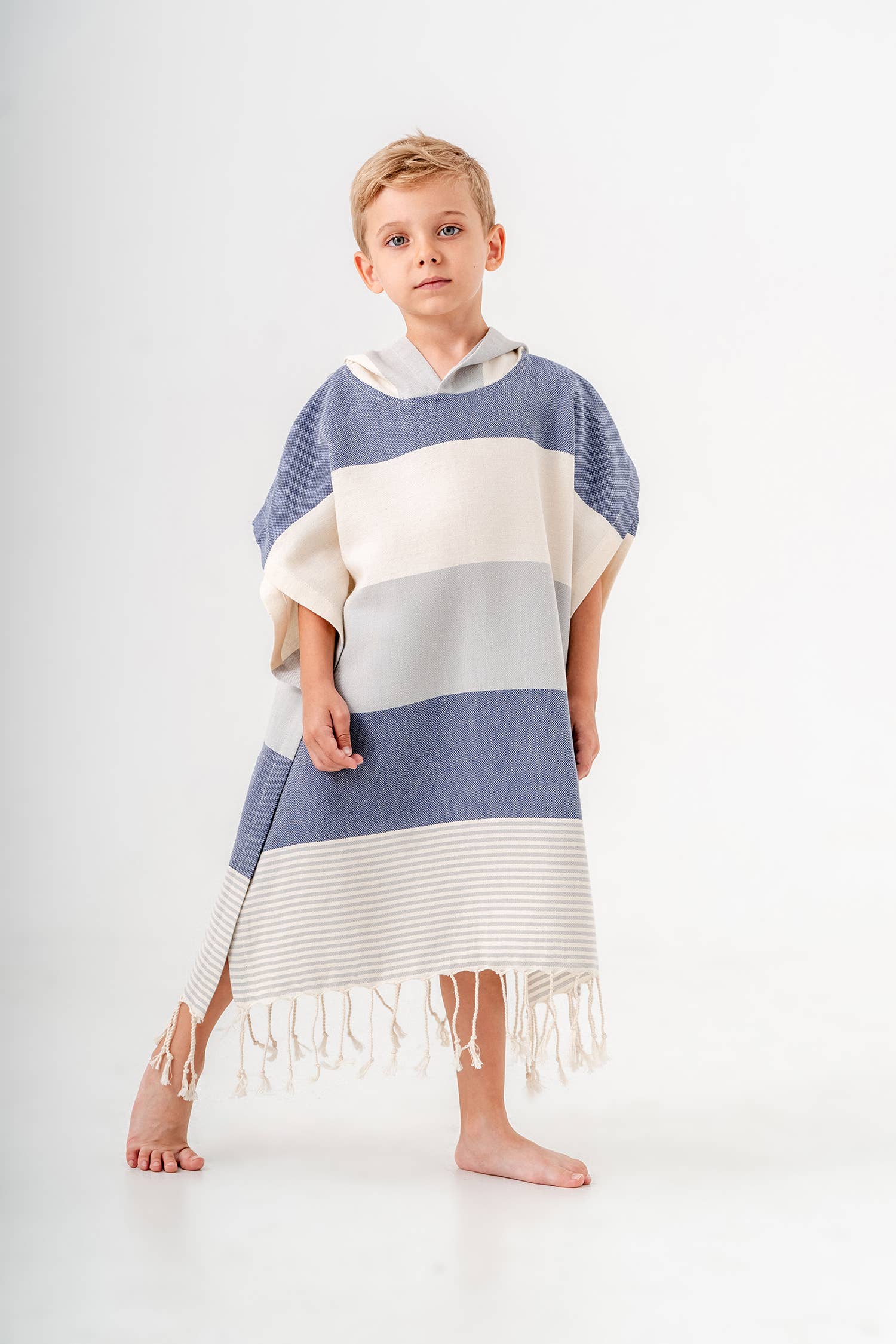 Kids Hooded Poncho - Beach Towel
