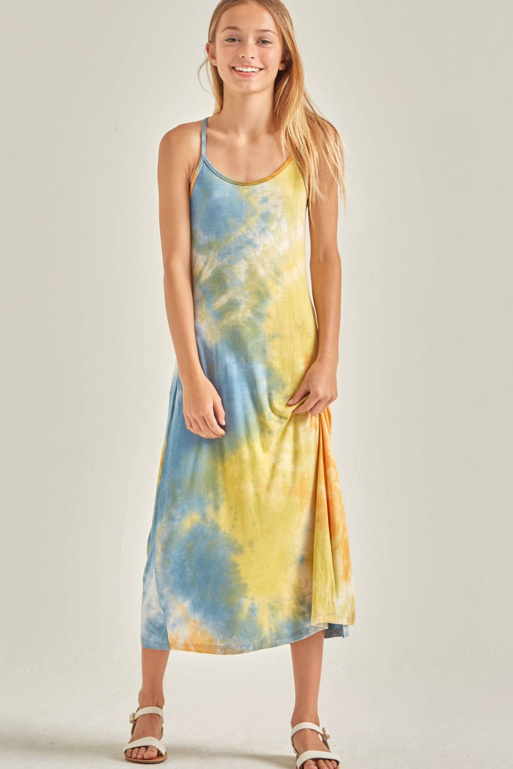 Tie Dye Cami Maxi Dress