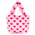 Pink Fuschia Heart Fur Bag