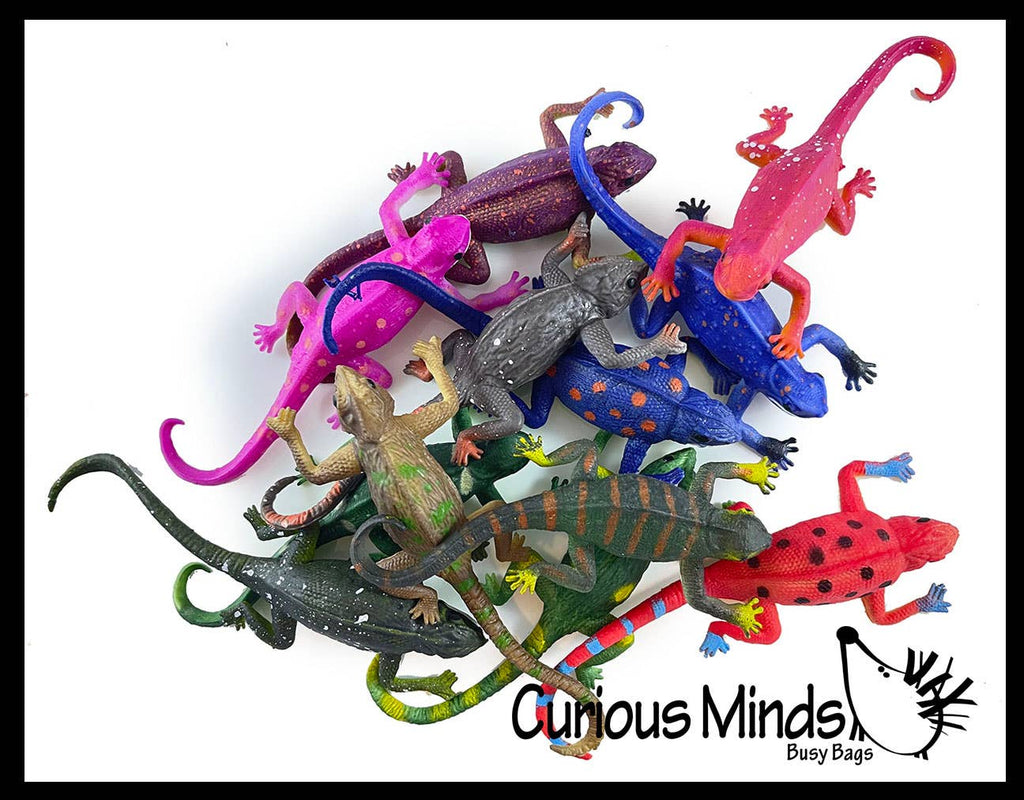 Color Changing Lizards Toy - Thermal - Changes Colors in C