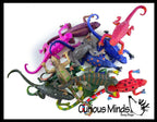 Color Changing Lizards Toy - Thermal - Changes Colors in C