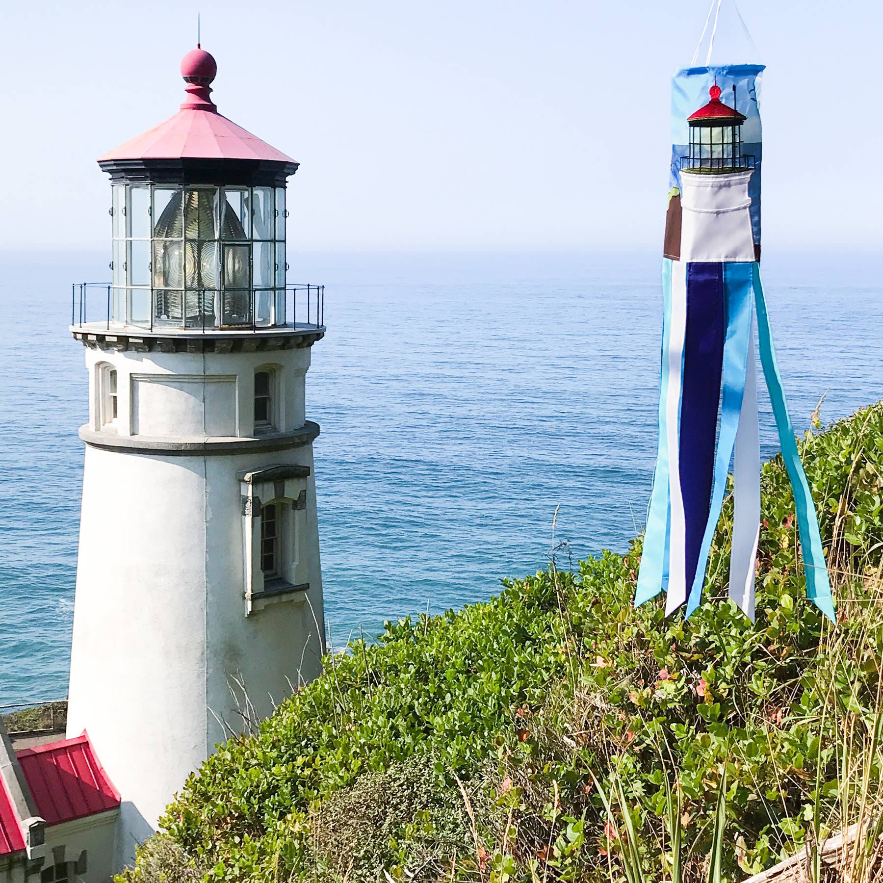Coastal Lighthouse 40" Windsock