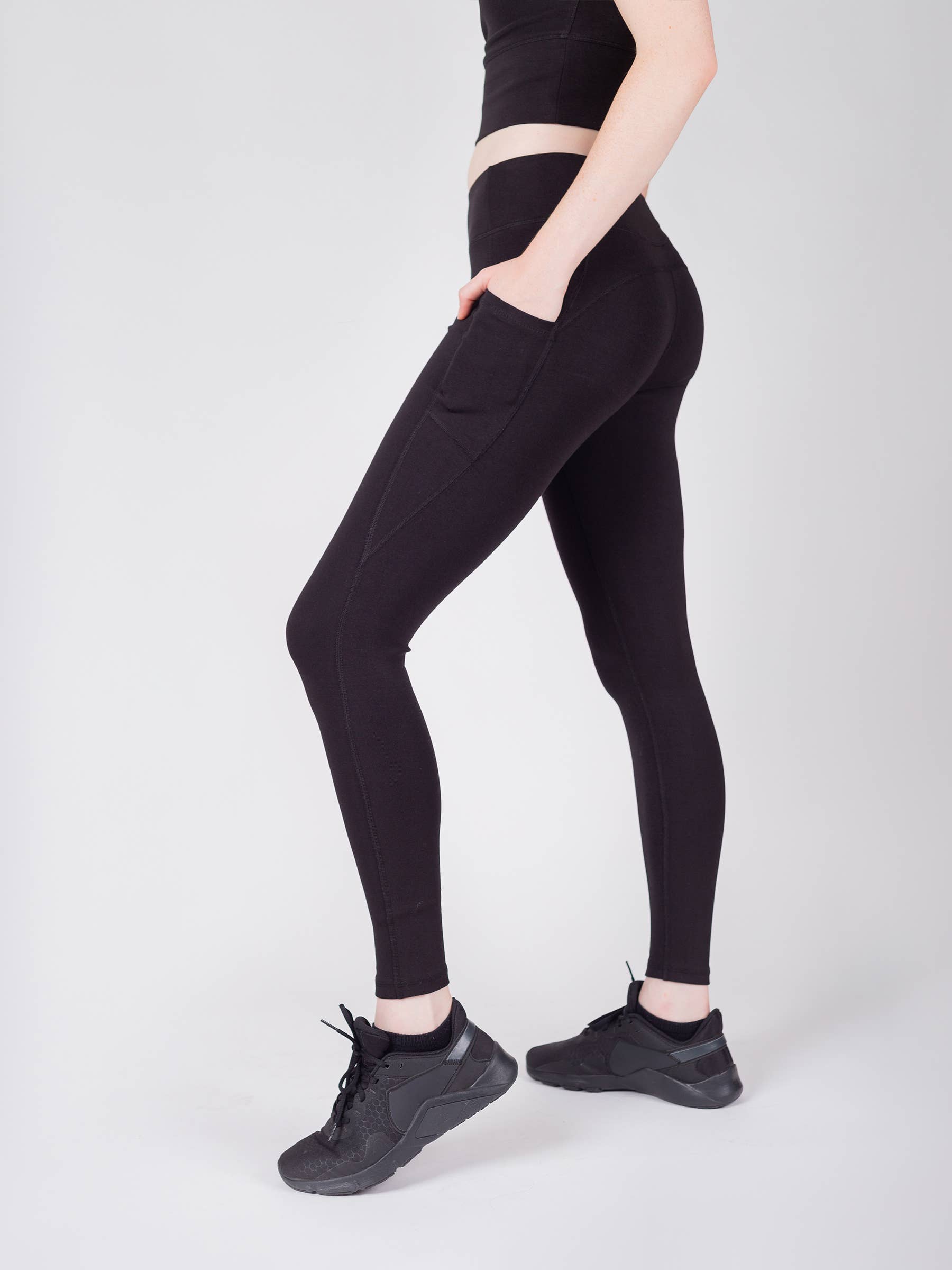 PlantTec™ Organic Leggings | Black