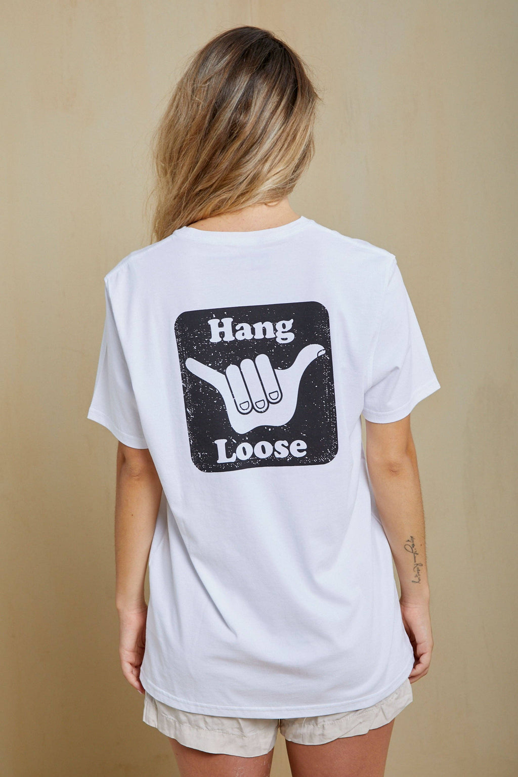 Hang Loose Back Organic PIMA Tee
