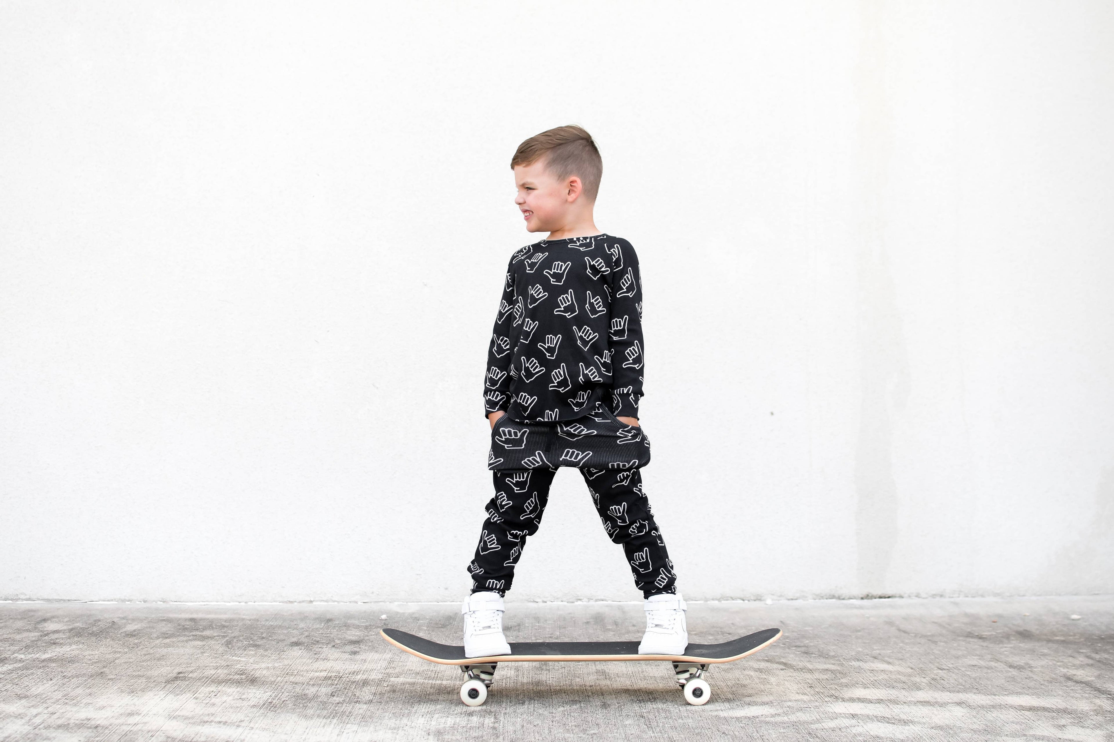Organic Ribbed Set in HangTen