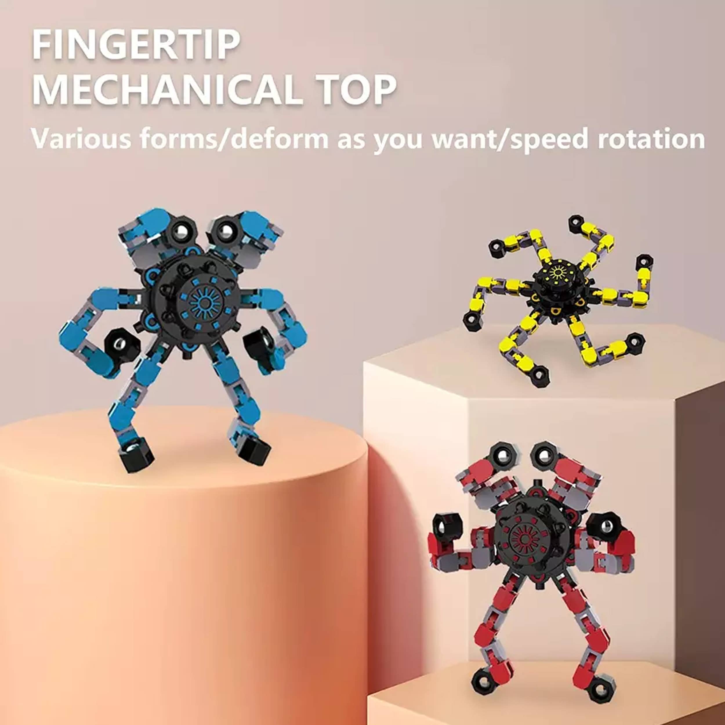 Robot Fingertip Fidget Spinner Toy