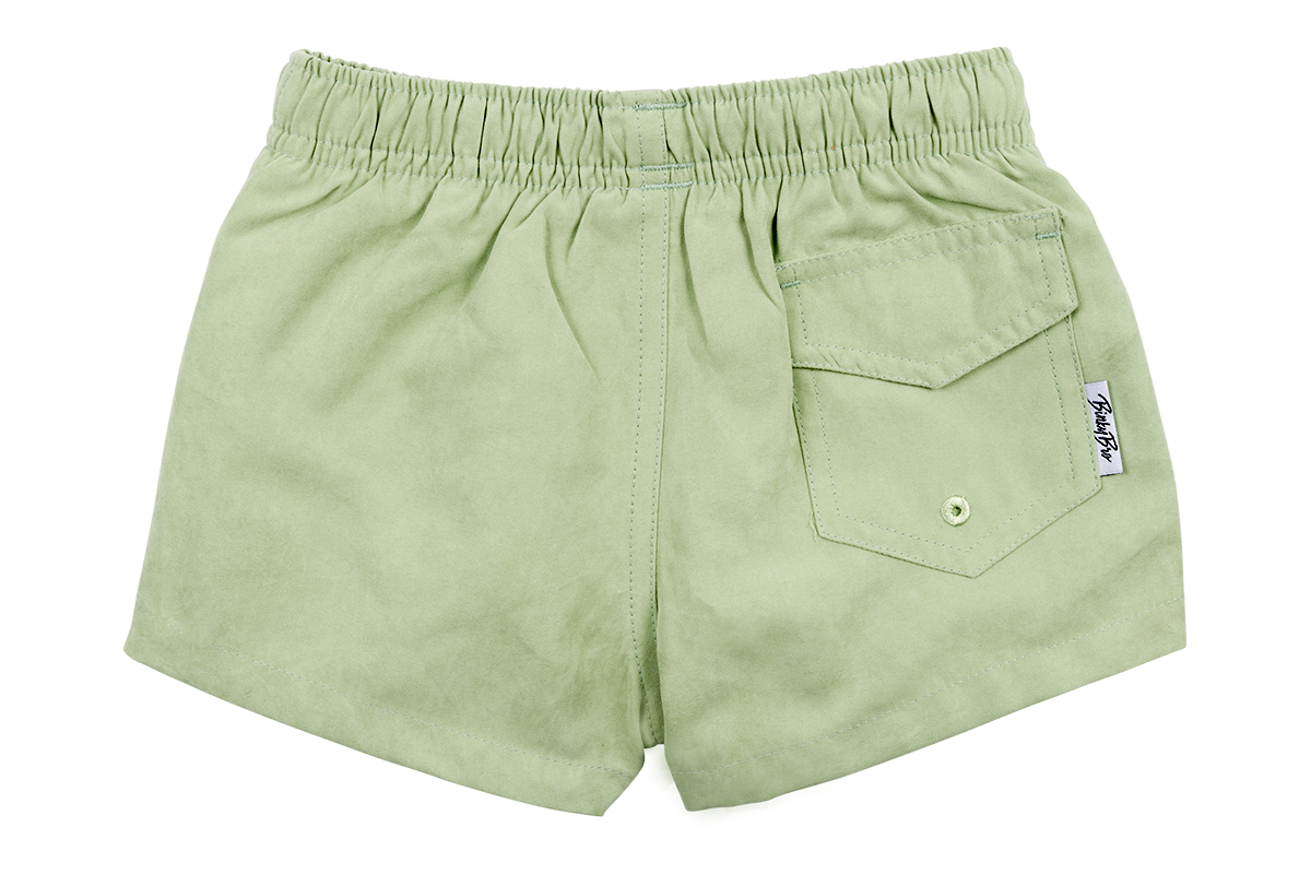Green Suede Swimsuit