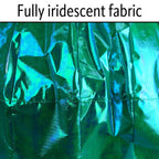 40-inch Teal Iridescent Jellyfish 3D Windsock