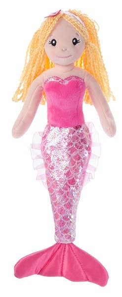 12" Mermaid Blonde Plush