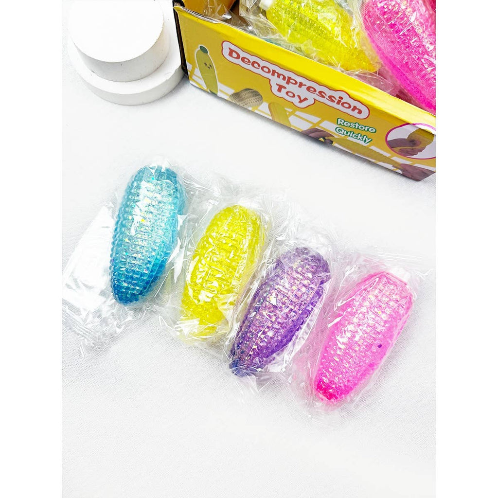 Corn Shaped Stress Relief Squeeze Toy