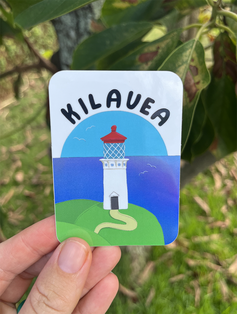 Kilauea Lighthouse Sticker
