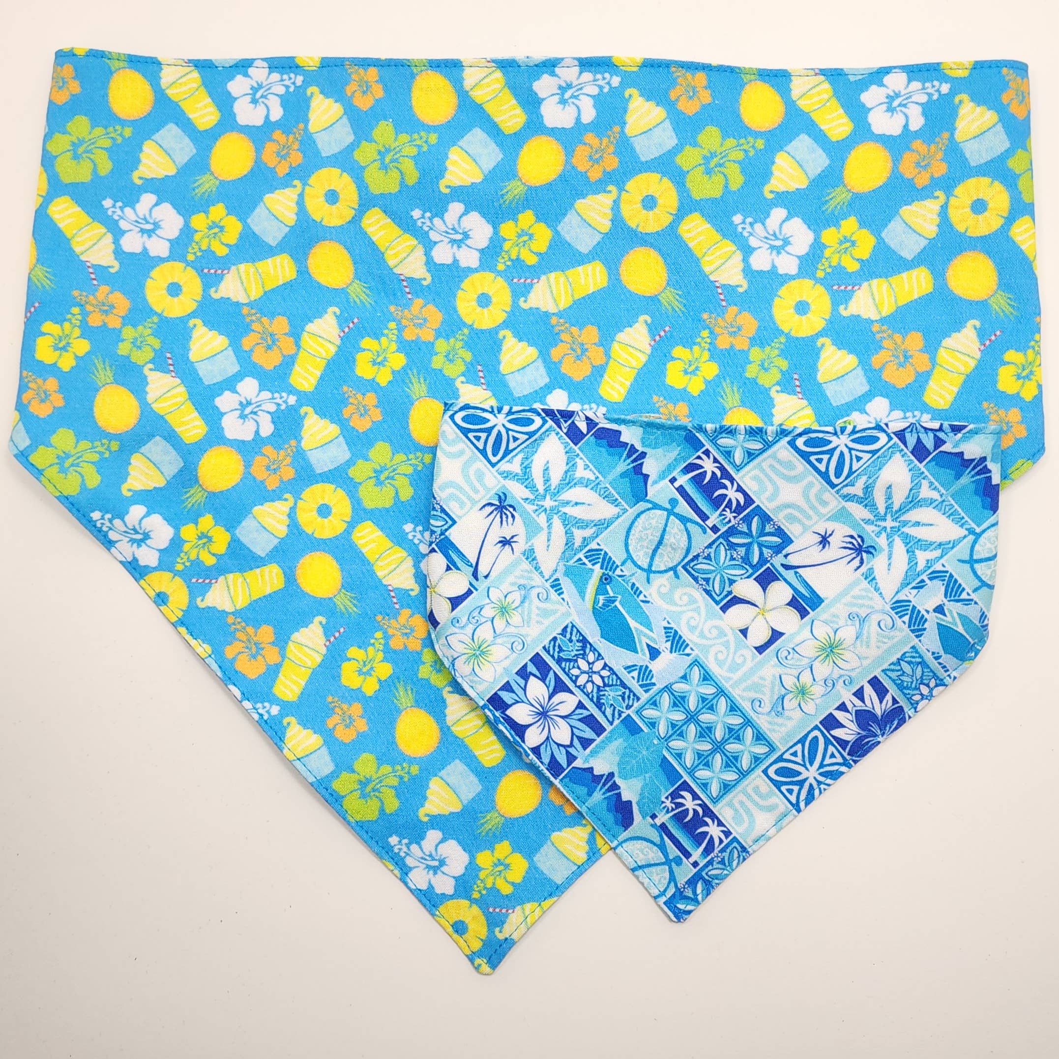 Pet Bandana- Blue Pineapple Treats