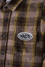 Patch Flannel Shirt / Youth / Charcoal