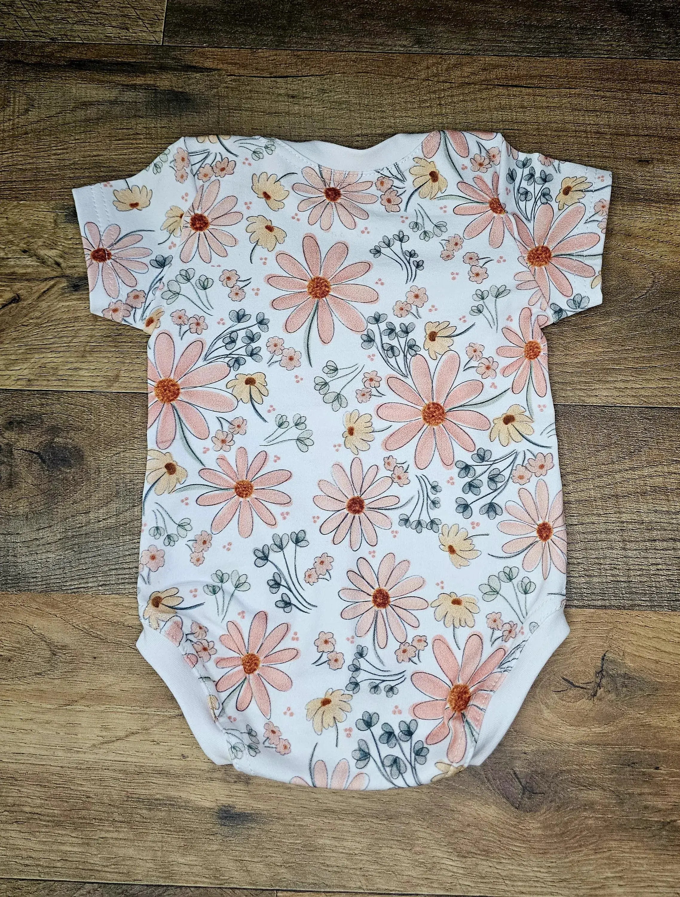 Spring Floral Baby Bodysuit