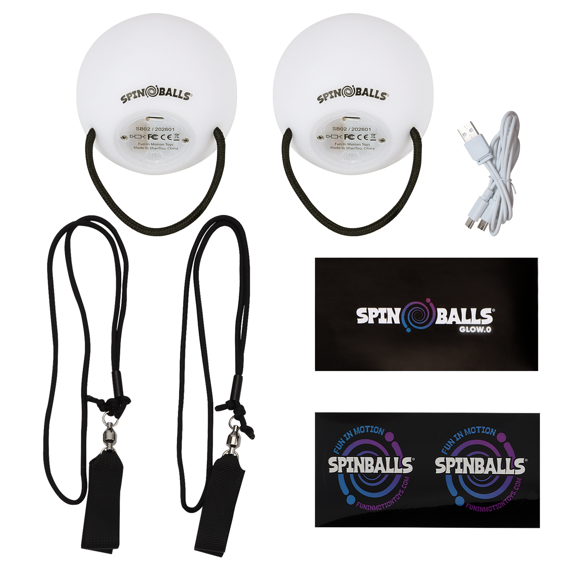Glow.0 LED Spinballs - Poi Balls