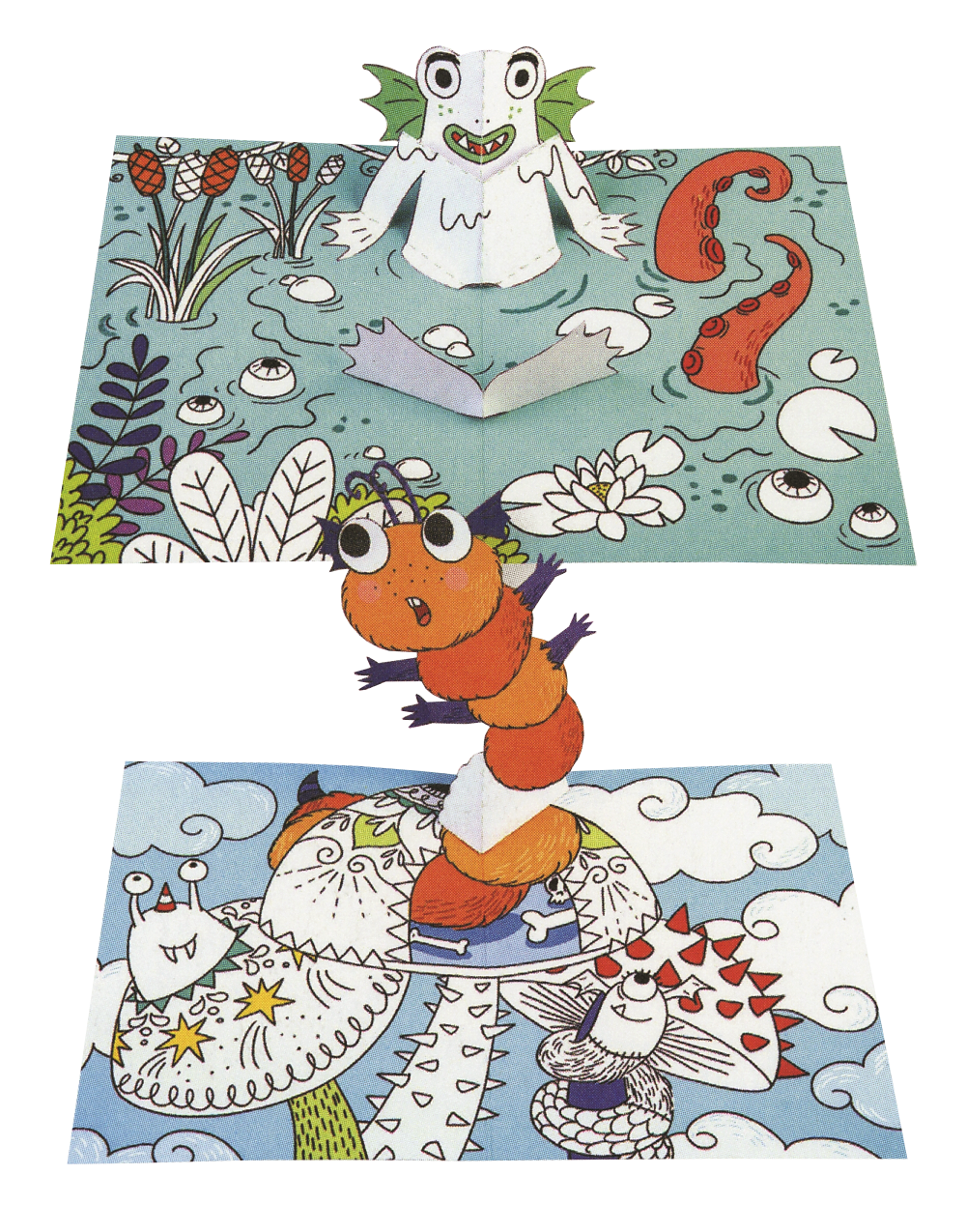 Color & Pop-Up: Monsters