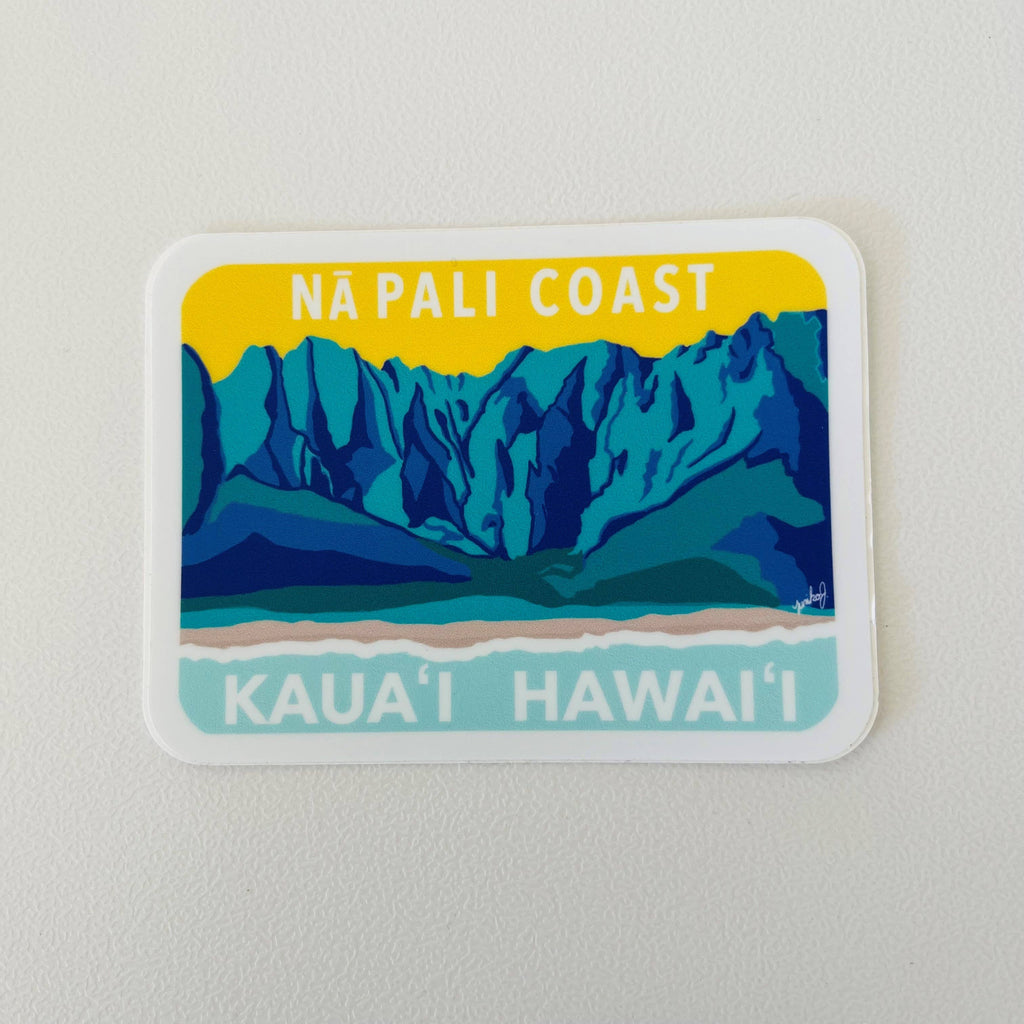 Kauai Na Pali coast Sticker