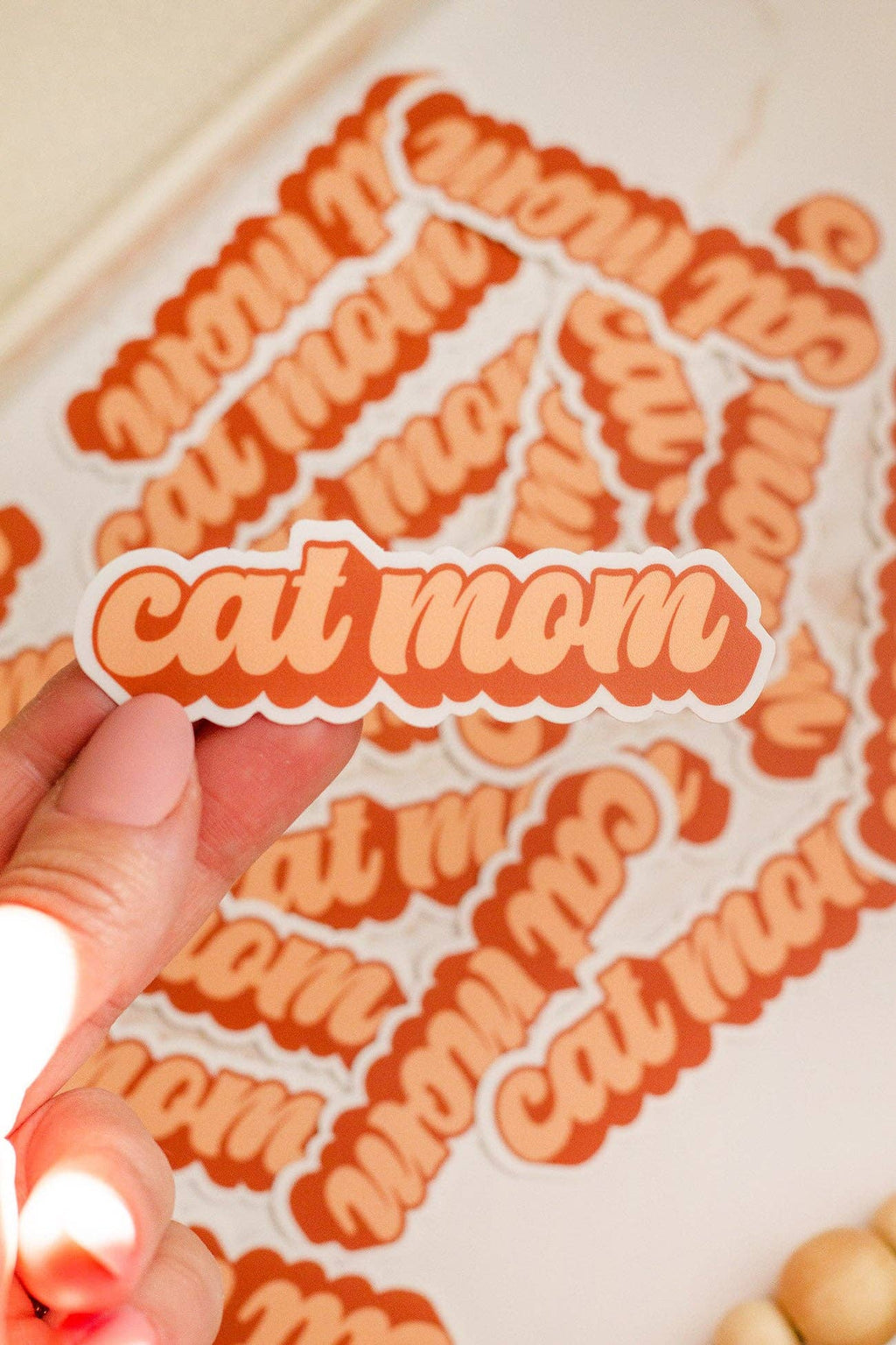 Cat Mom Sticker