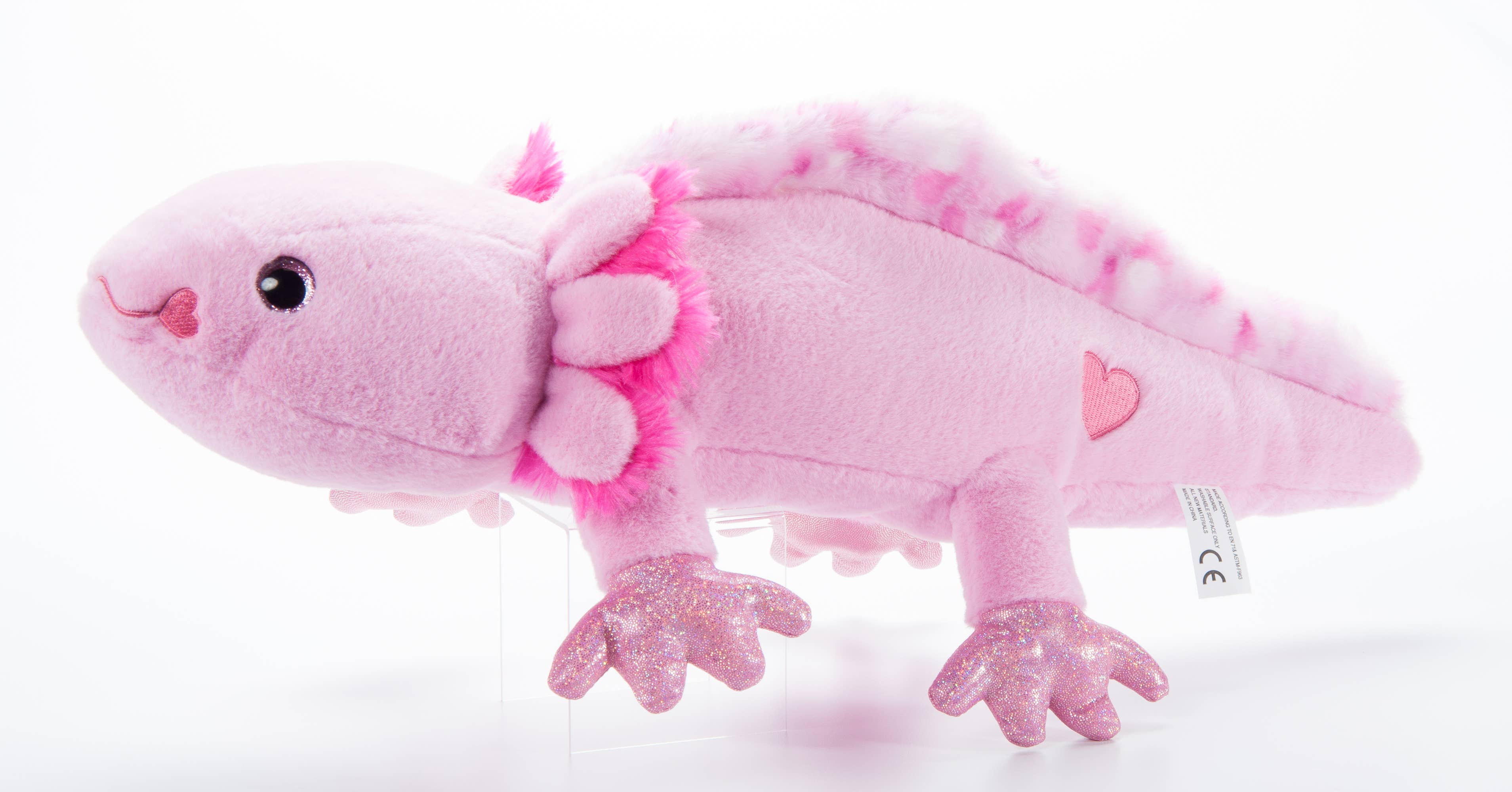 20" Sparkle Axolotl Plush