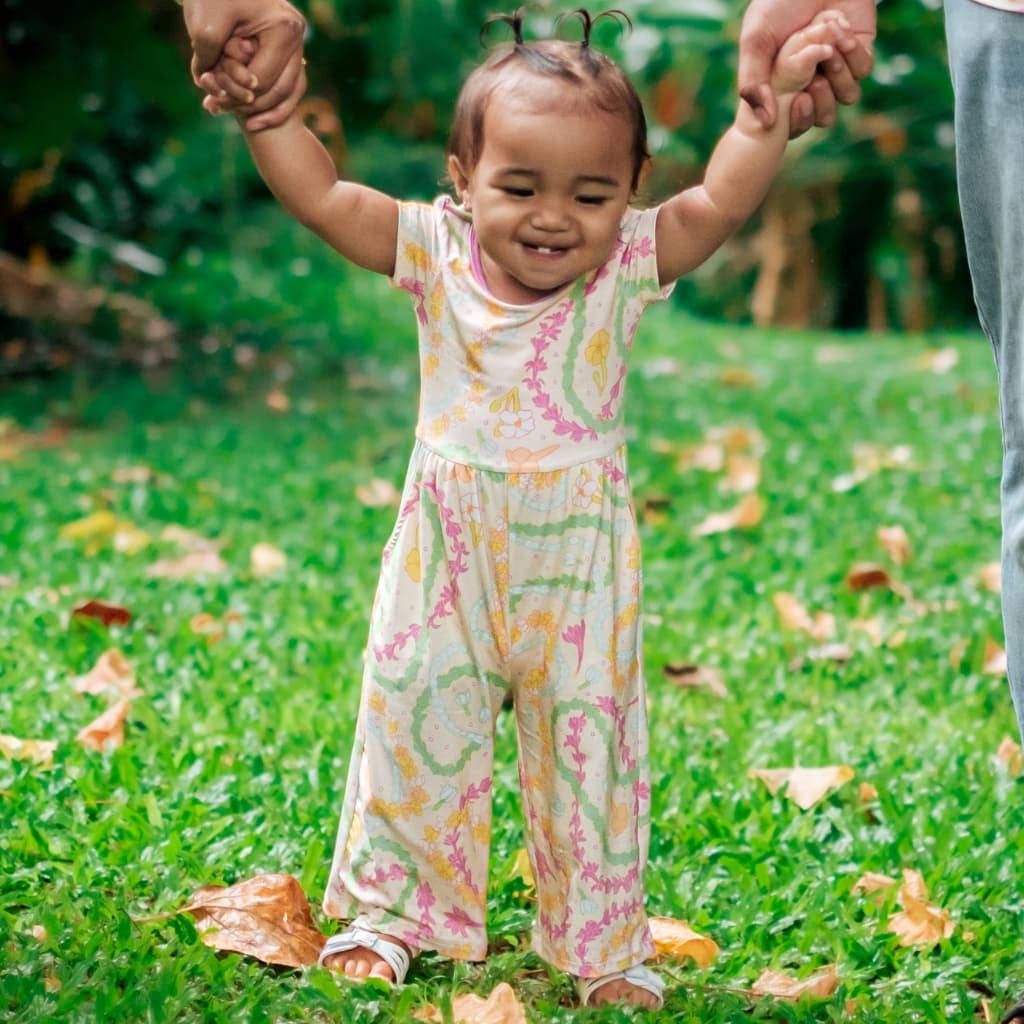 Lei Day in Sand Jumpsuit