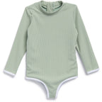 ava + oliver - Girls Rashguard Onesie | Mint