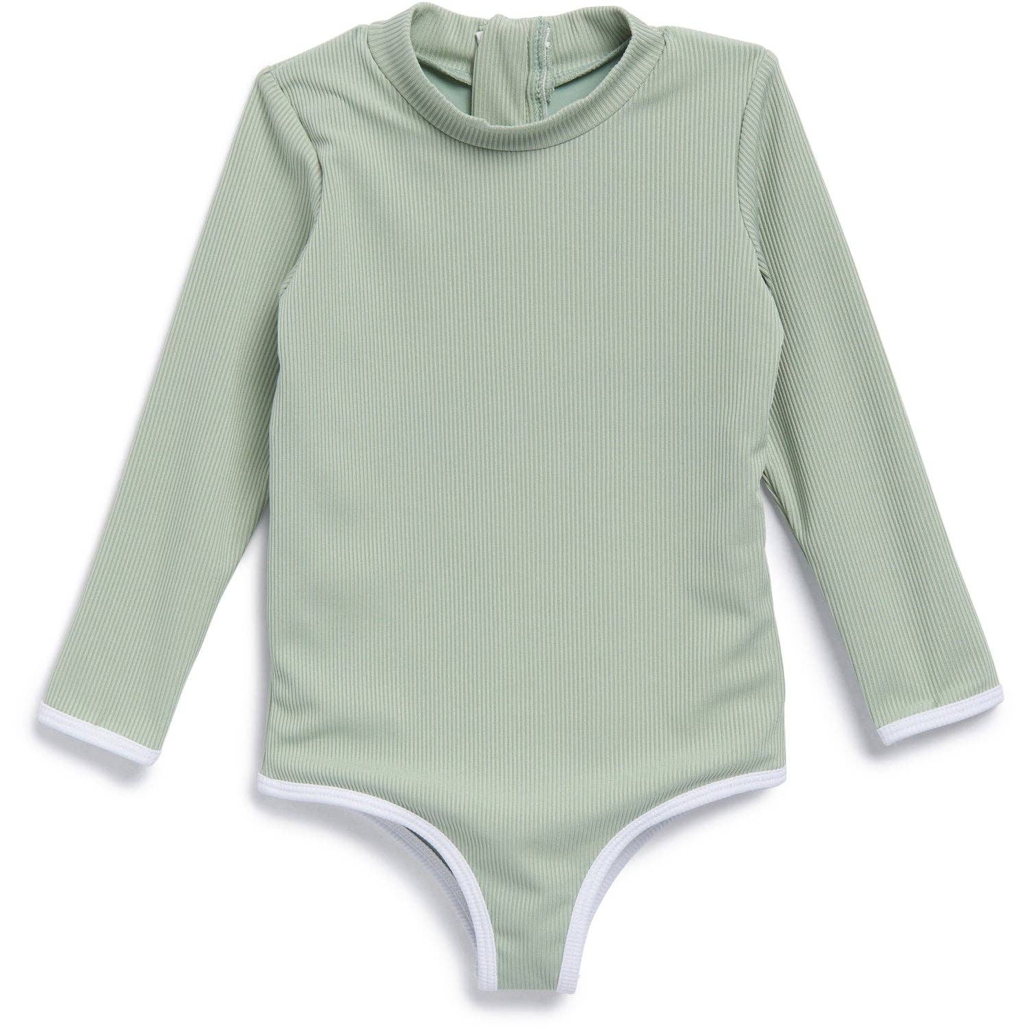 ava + oliver - Girls Rashguard Onesie | Mint