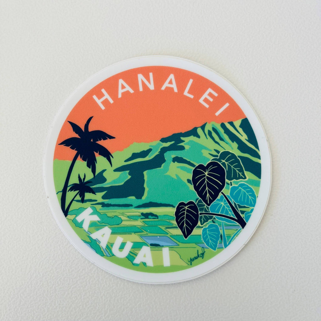 Kauai Hanalei Sticker
