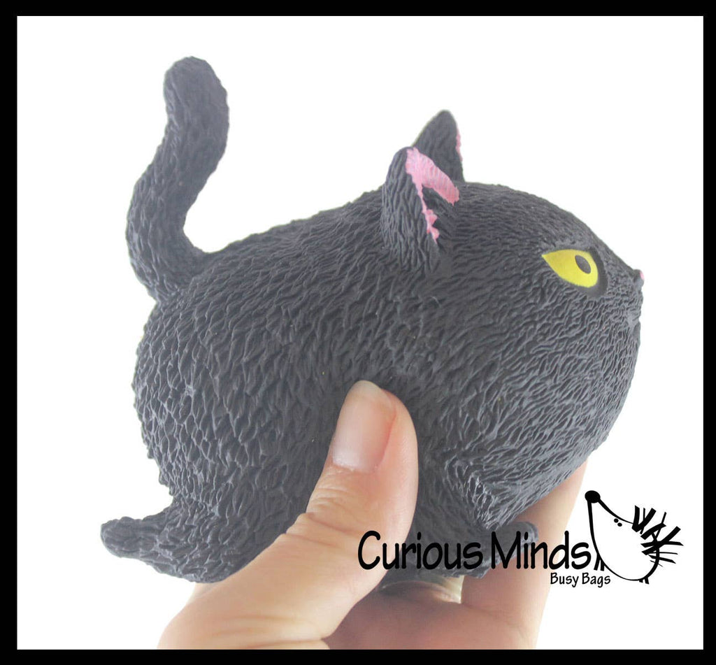 Angry Cat Soft Fluff Doh - Filled Squeeze Stress Balls  -