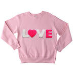 Chenille Neon Love Sweatshirt