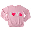 Chenille Neon Love Sweatshirt