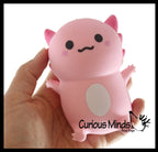 Axolotl - Soft Creamy Doh Filled Squeeze Stress Balls - Se