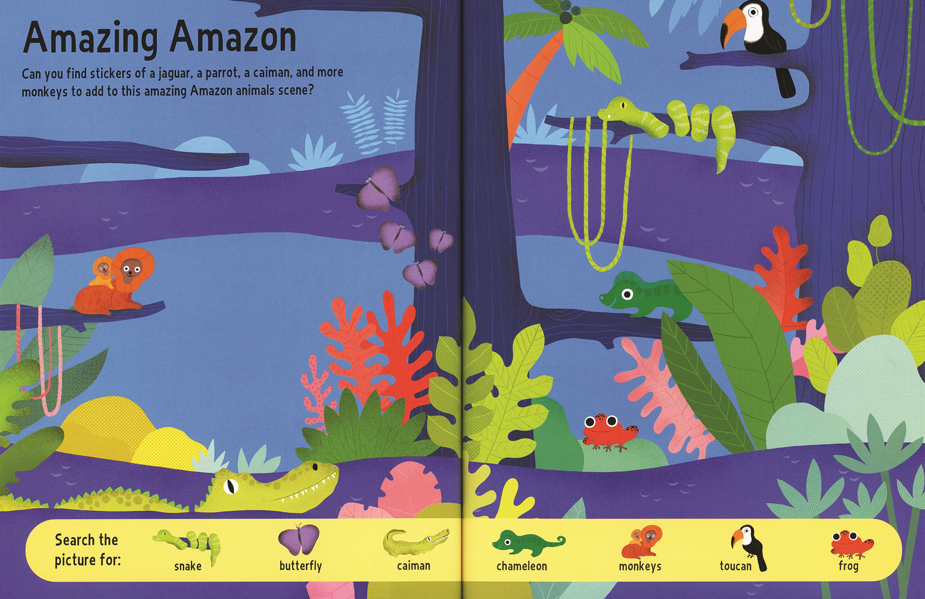 Big Stickers, Wild Animals
