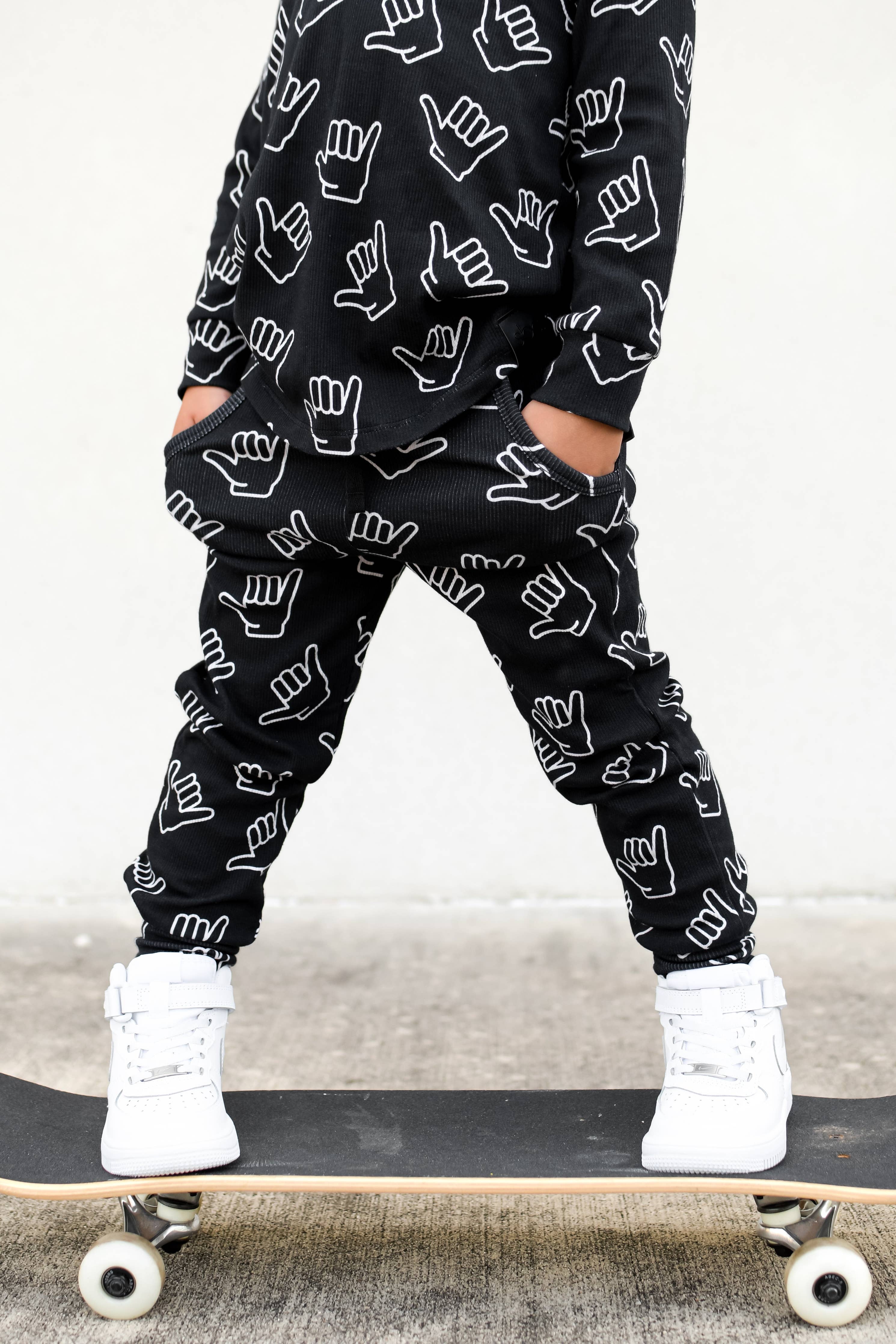 Organic Ribbed Set in HangTen