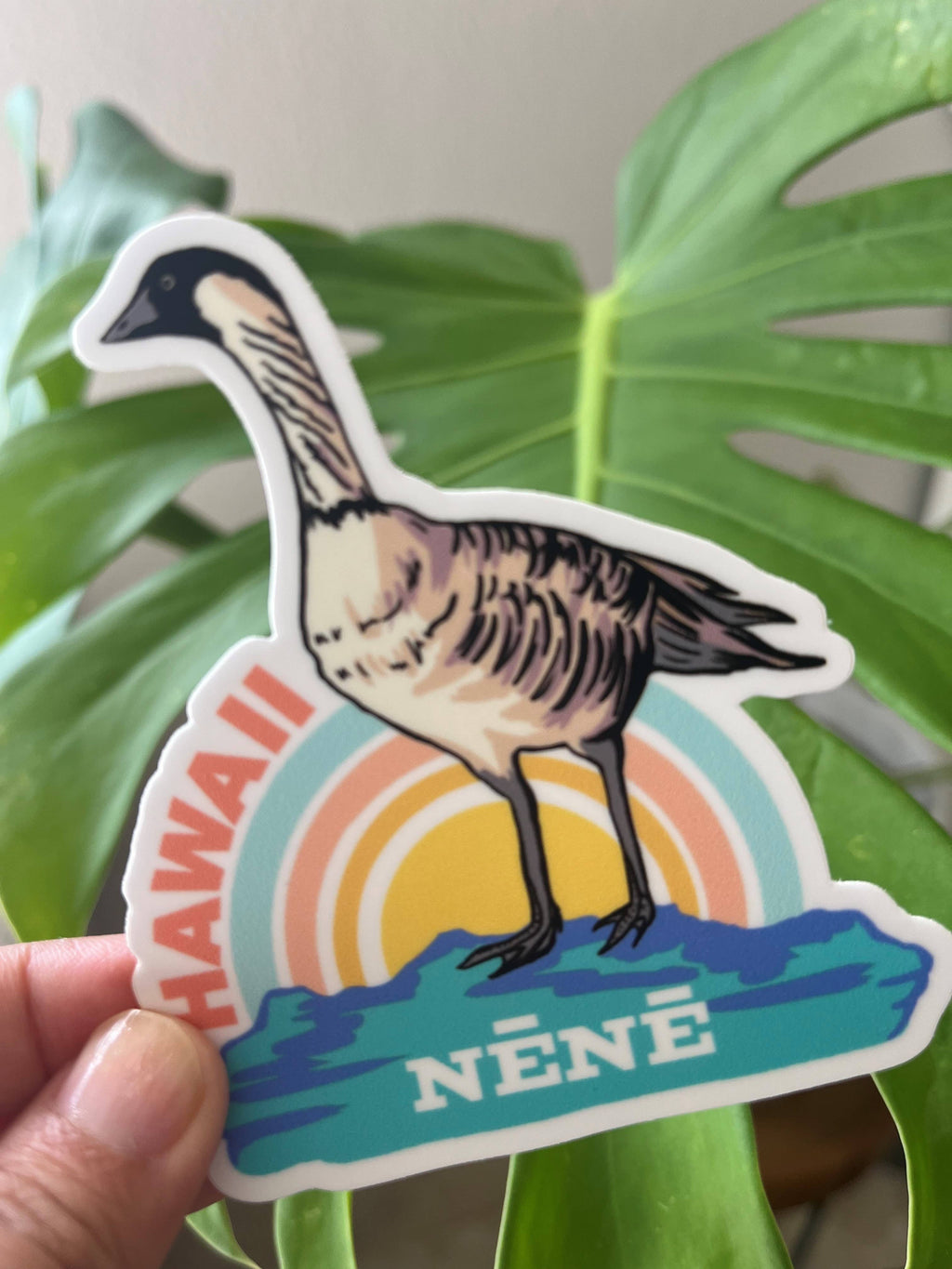 Rainbow Nene Sticker