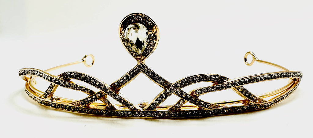 Gold Dainty Tiara - style 77