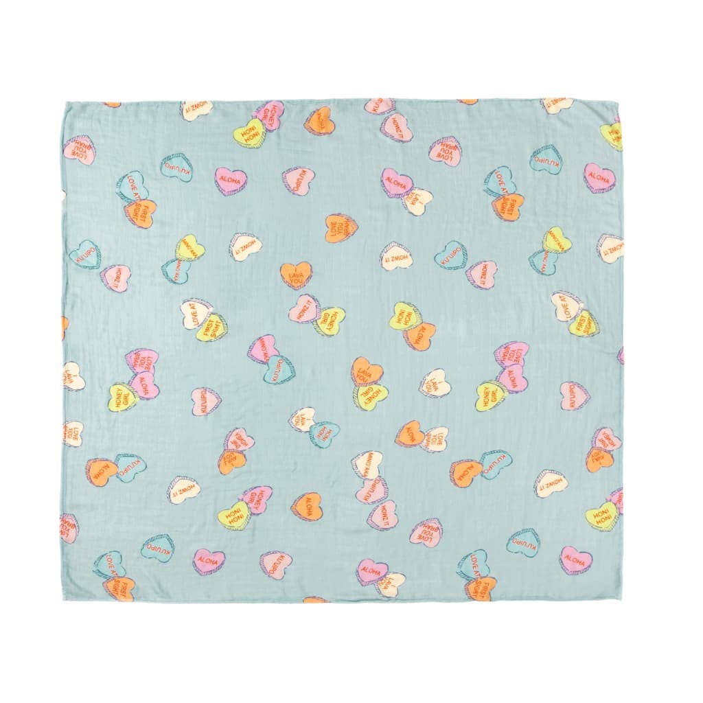 I Lava You Muslin Swaddle