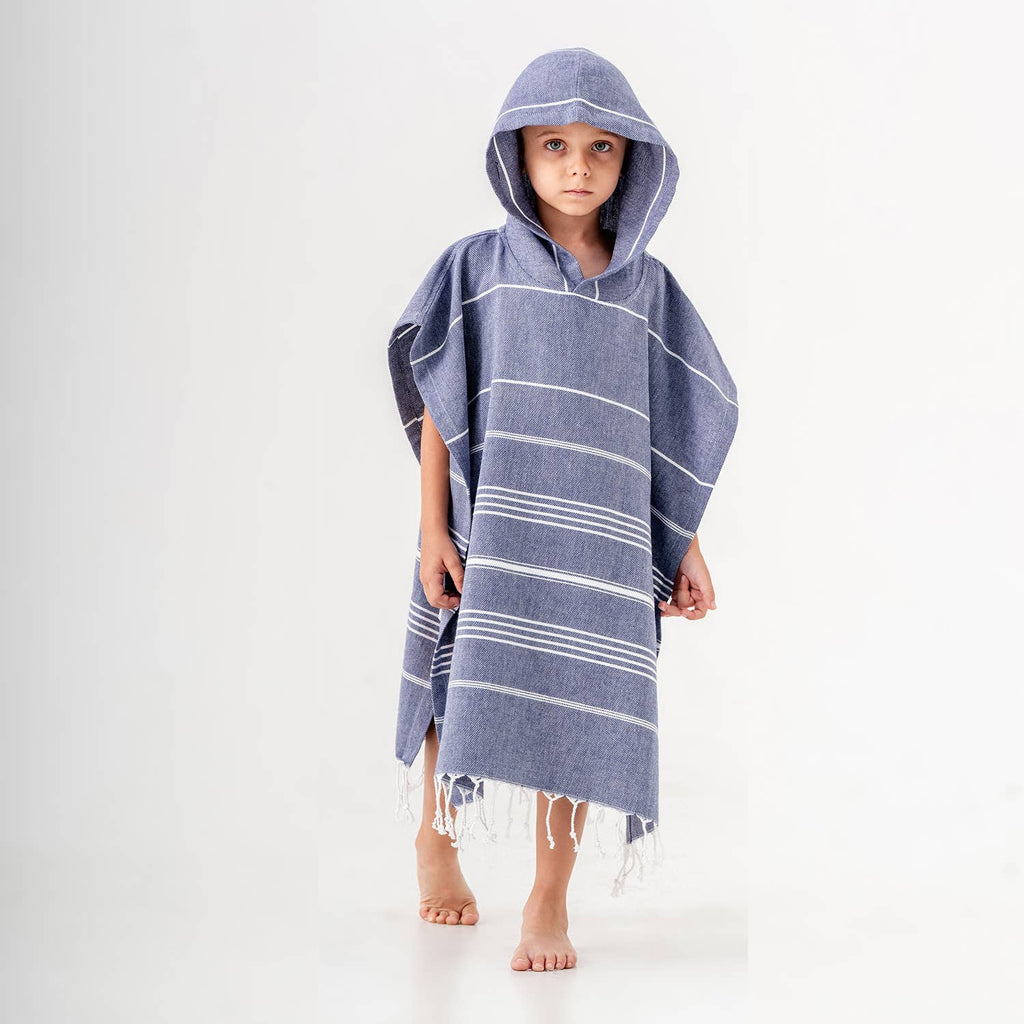 Kids Hooded Poncho - Beach Towel