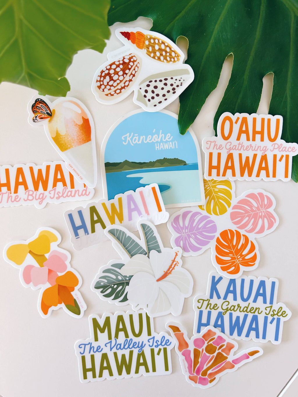 Monstera Leaf Sticker | Hawaiian Quilt Sticker
