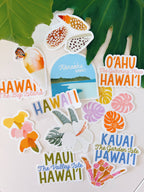 Monstera Leaf Sticker | Hawaiian Quilt Sticker